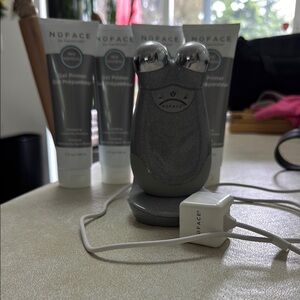 NuFace Skincare Tool Set - Silver and Gray